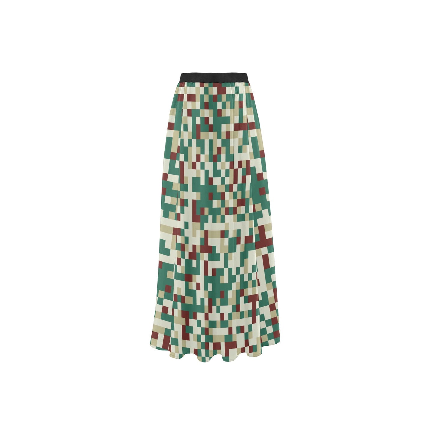 Lordela Pixilated High Slit Long Beach Dress