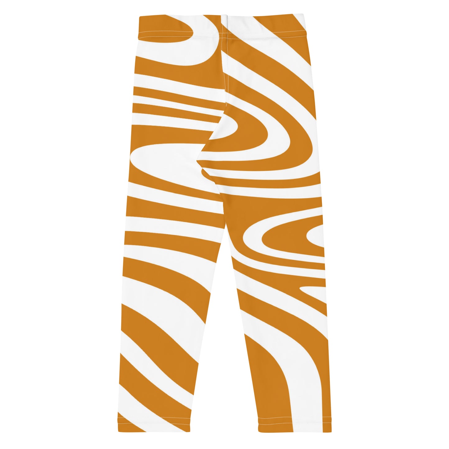 Lordela Orange Zebra Print Kid's Leggings