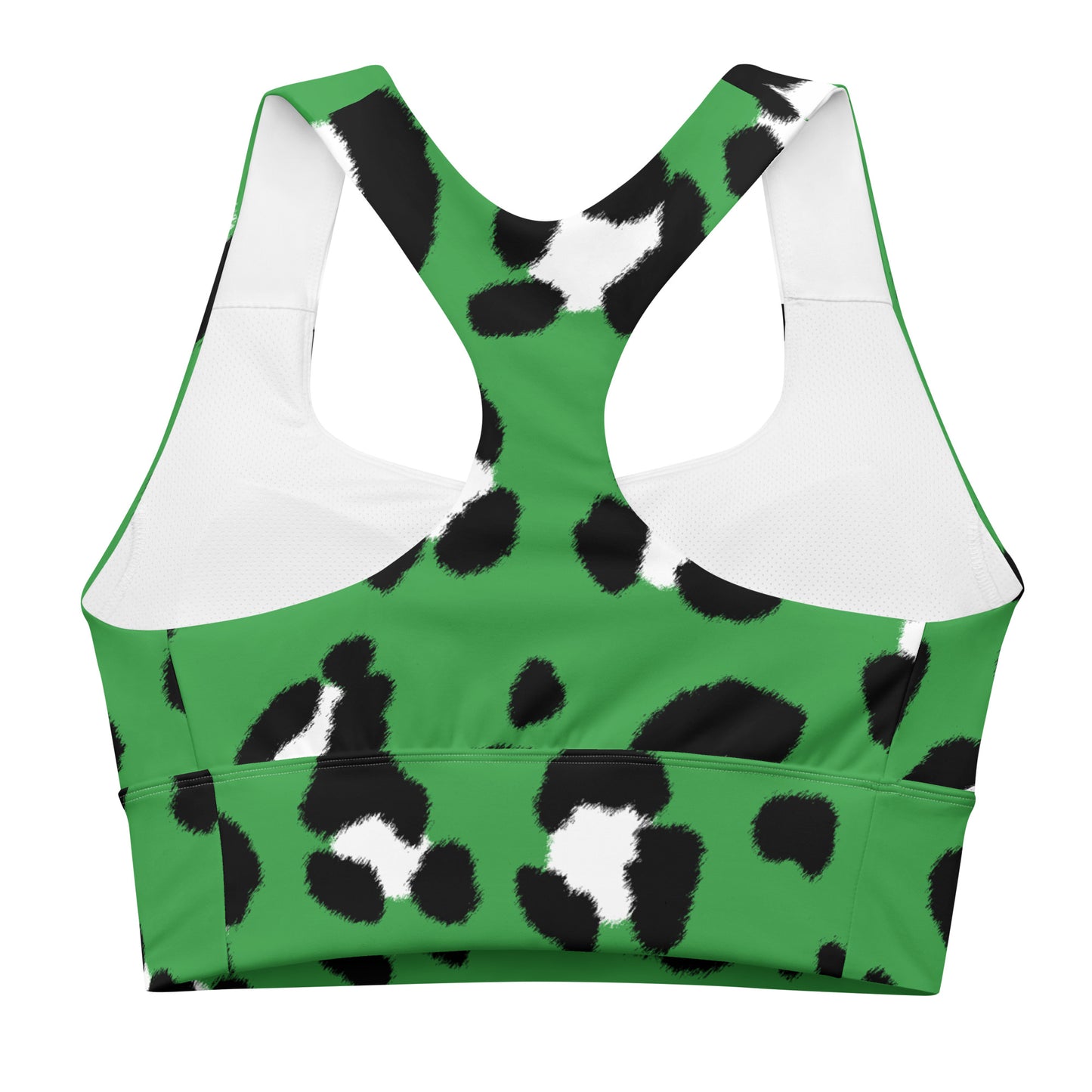 Lordela Green Leopard Print Sports Bra