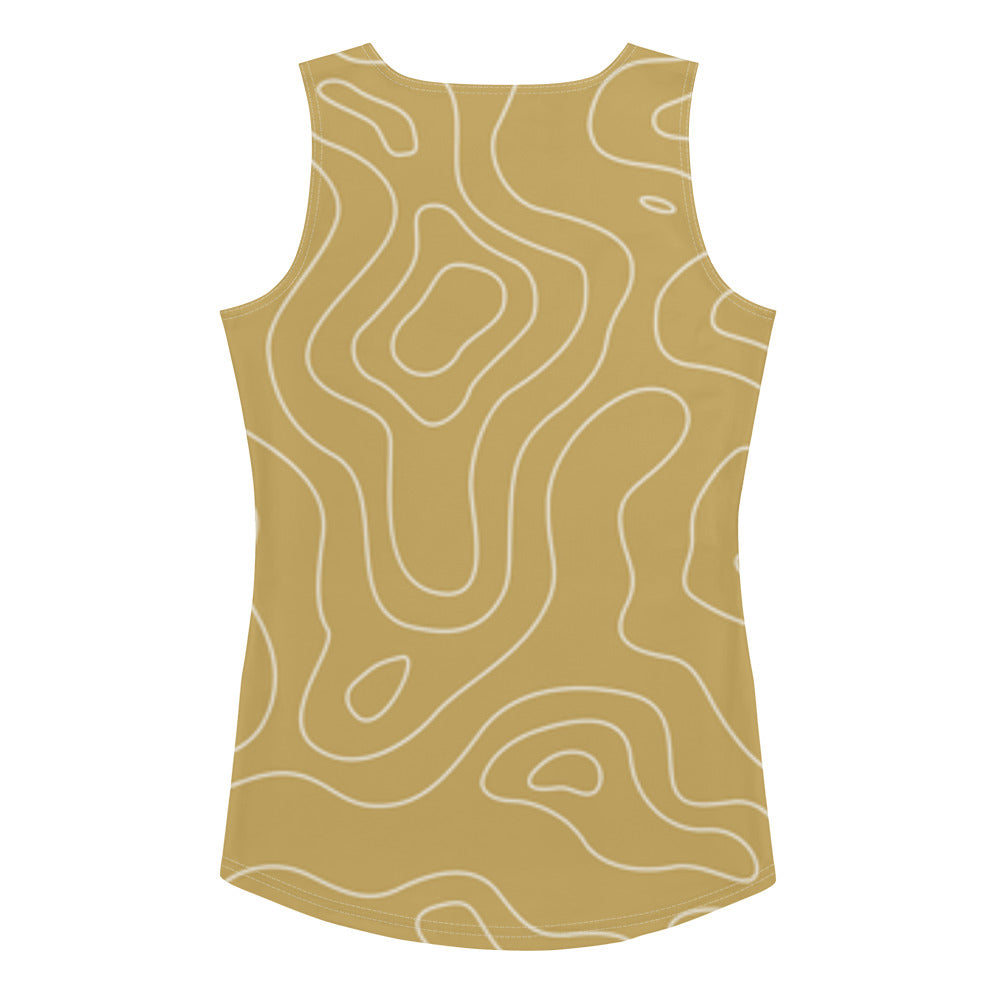 Lordela Golden Puddle Sublimation Cut & Sew Tank Top