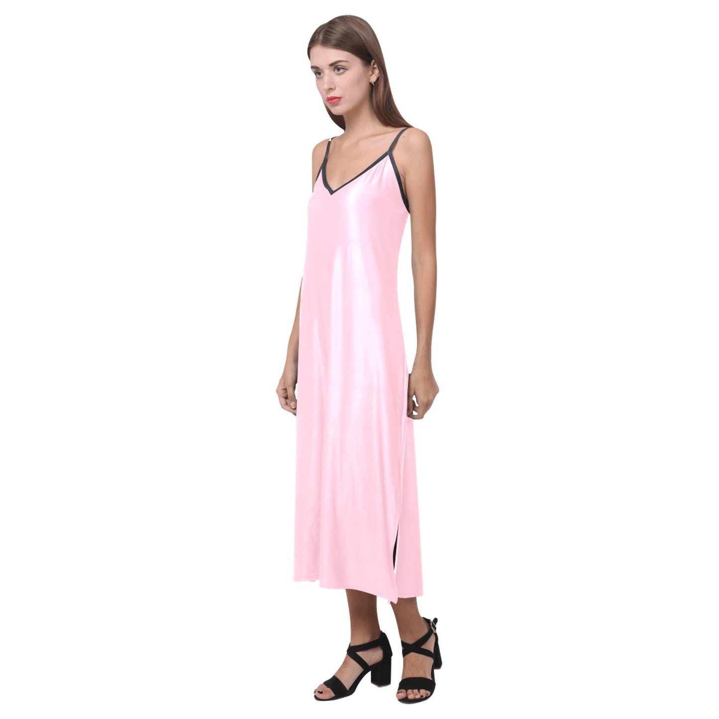 Lordela Cosmos V-Neck Open Fork Long Dress