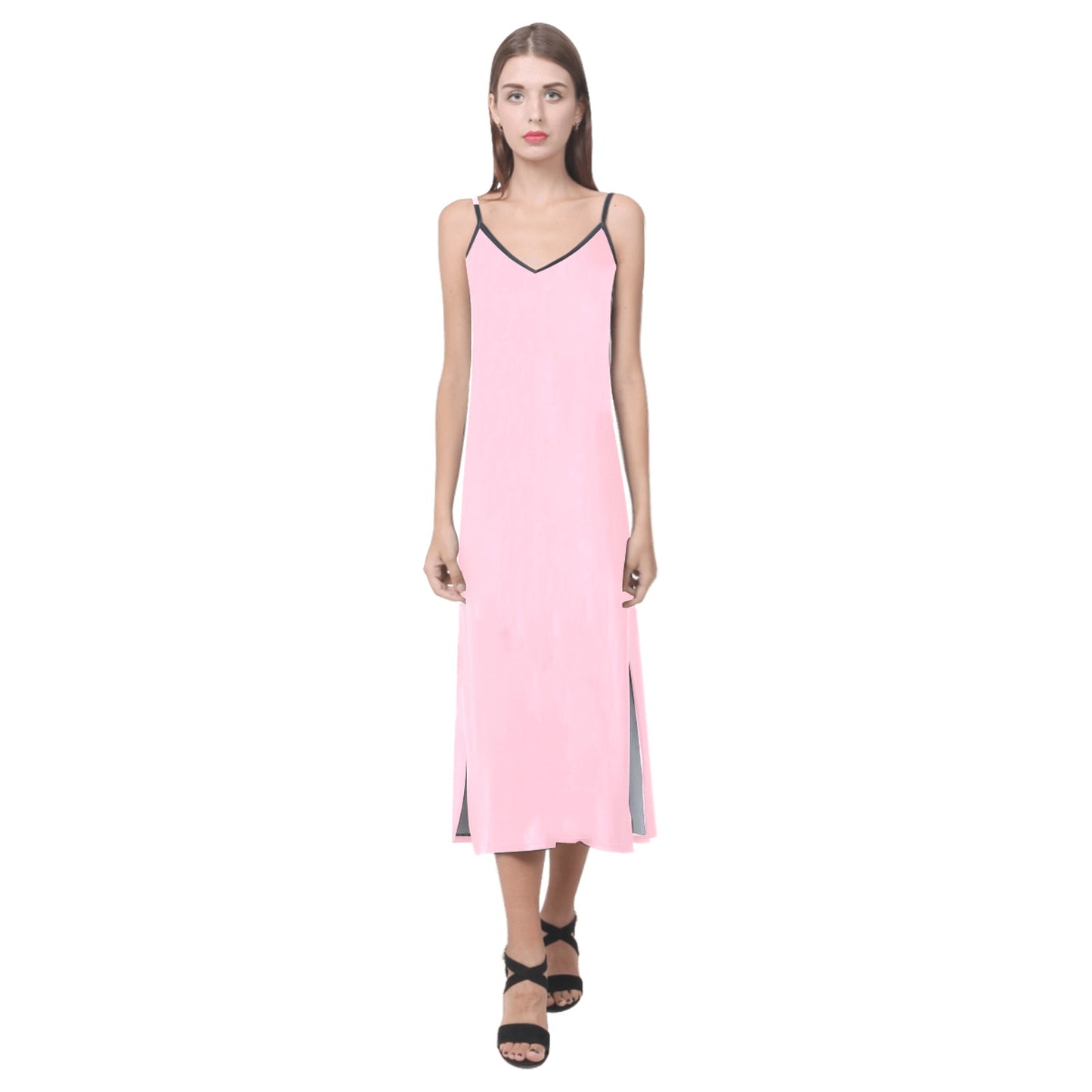 Lordela Cosmos V-Neck Open Fork Long Dress