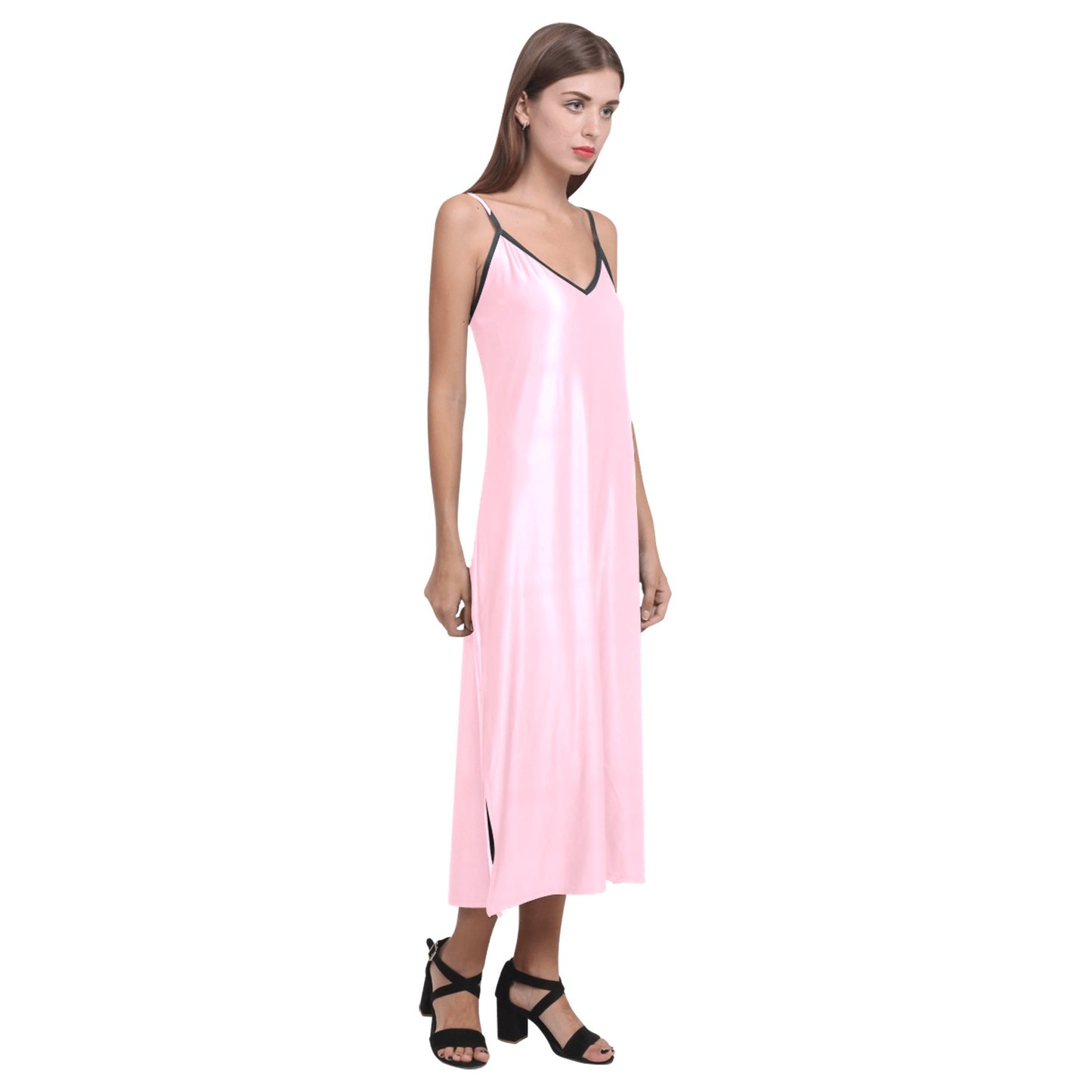 Lordela Cosmos V-Neck Open Fork Long Dress