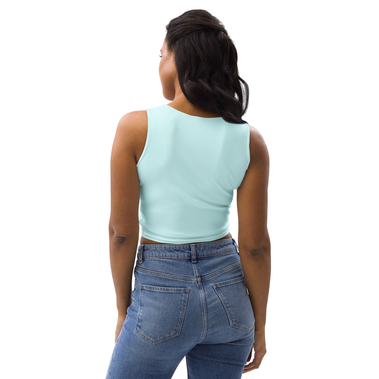 Lordela Light Cyan Crop Top