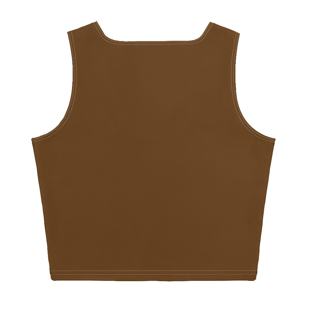 Lordela Brown Crop Top