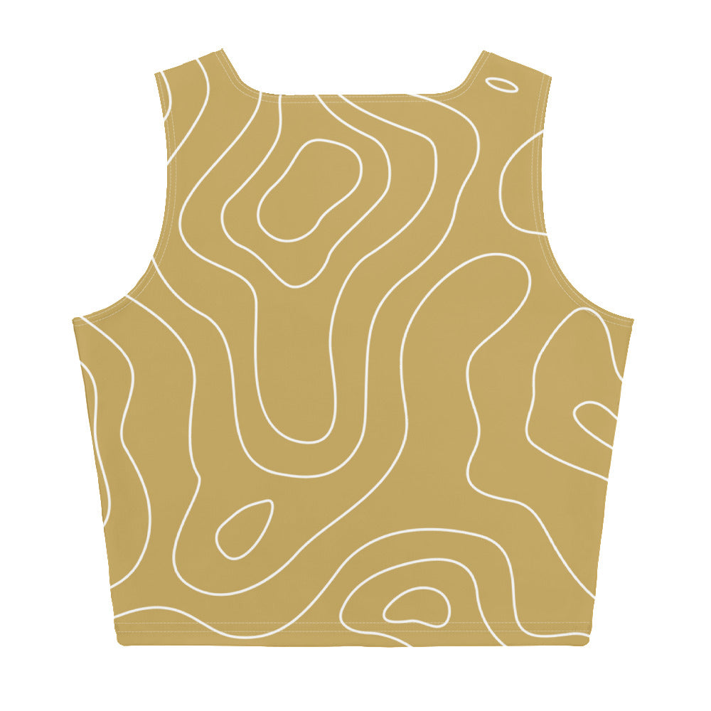 Lordela Gold Puddle Crop Top