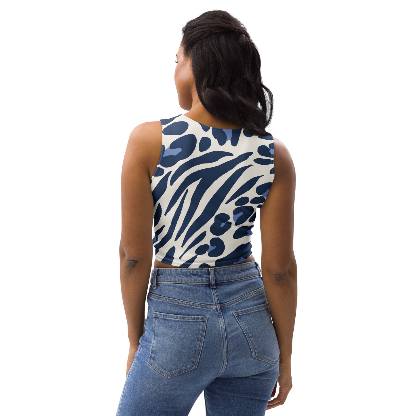 Lordela Zebra Print Crop Top