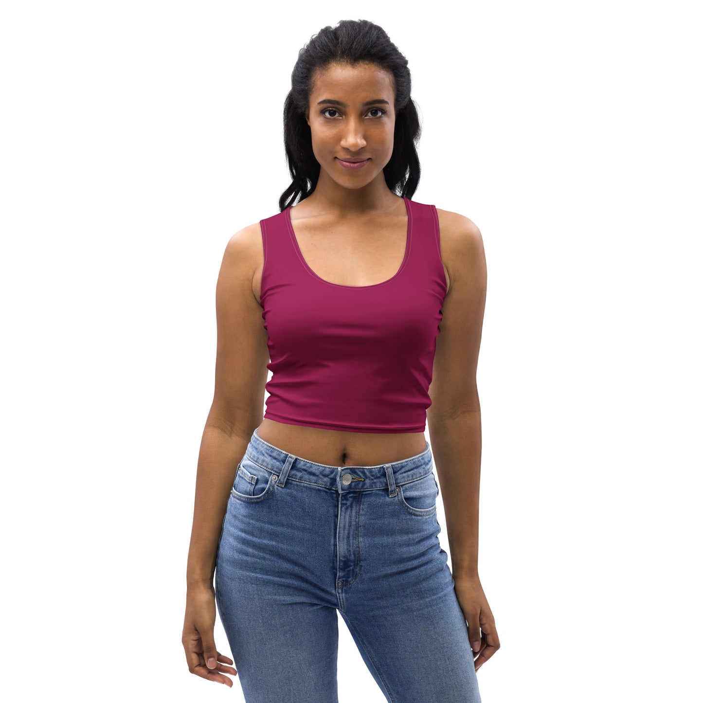 Lordela Burgundy Crop Top