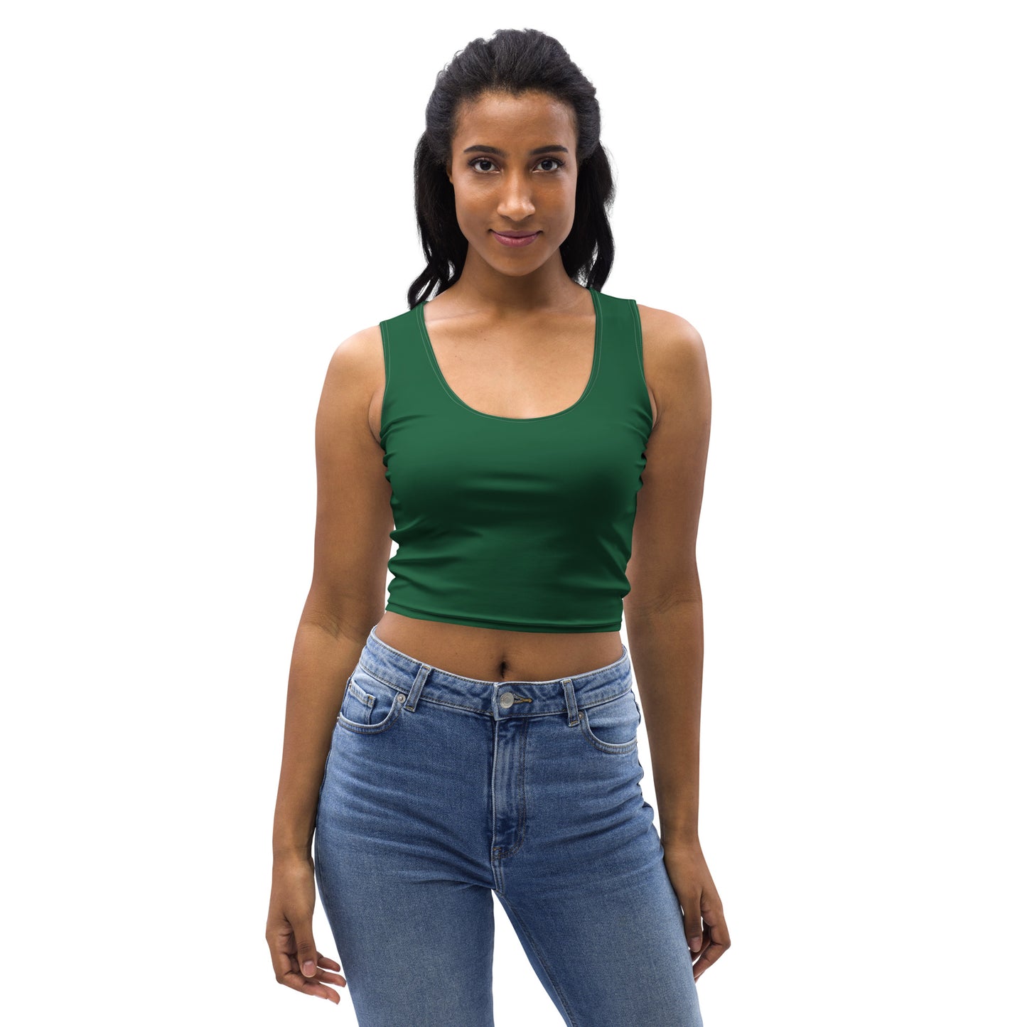 Lordela Forest Green Crop Top