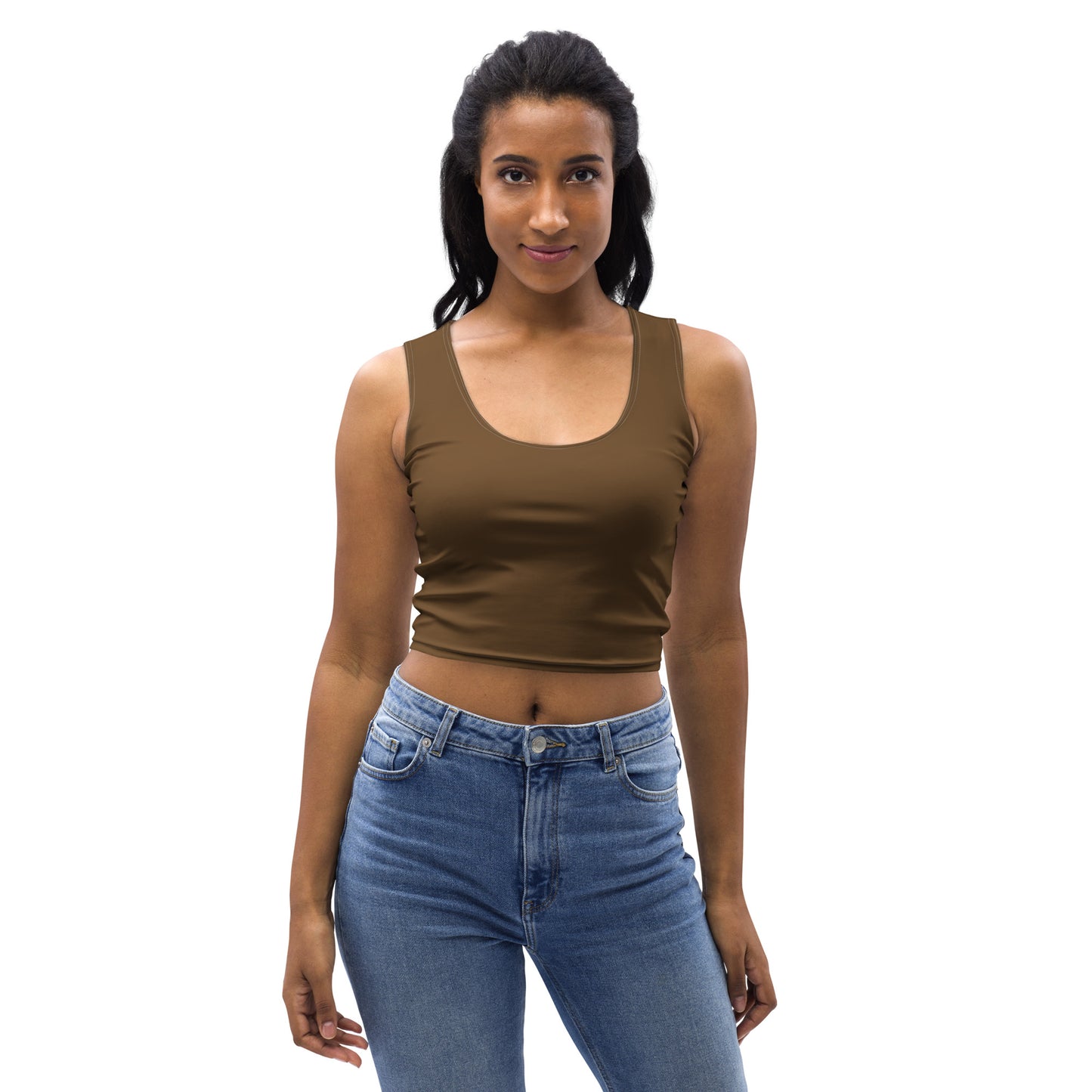 Lordela Brown Crop Top