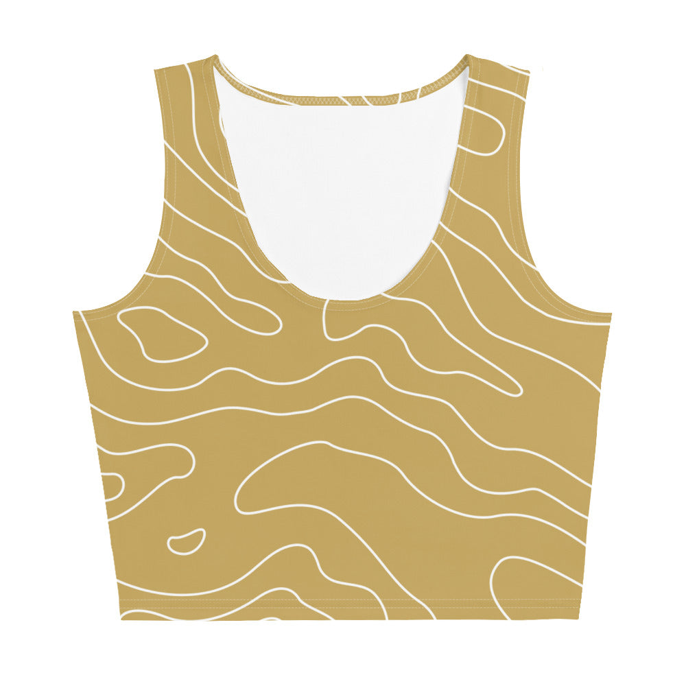 Lordela Gold Puddle Crop Top