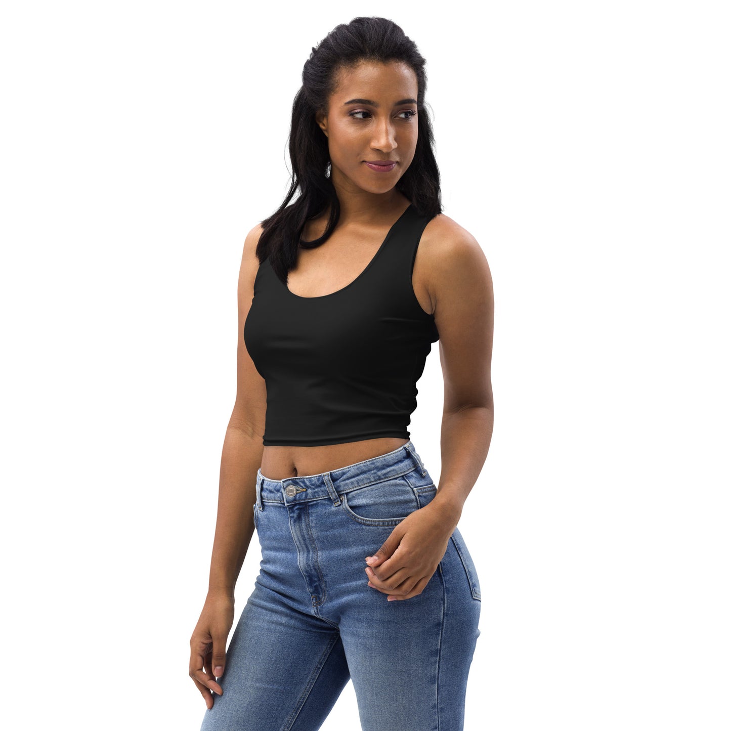 Lordela Black Crop Top