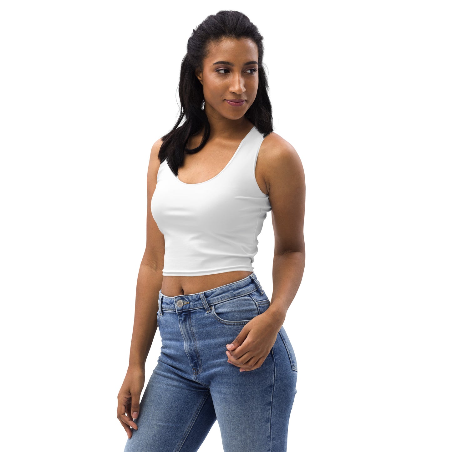 Lordela White Crop Top