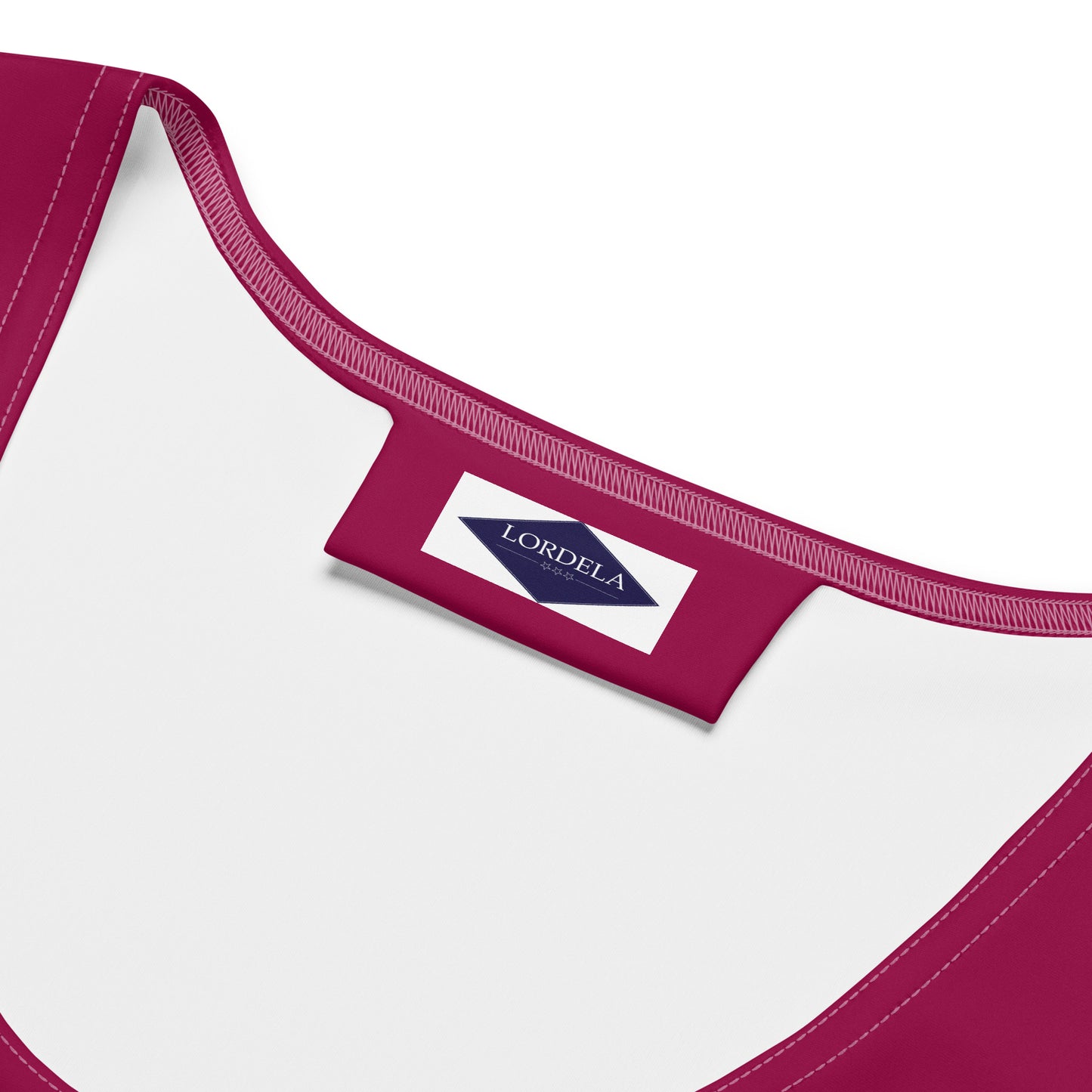 Lordela Burgundy Crop Top