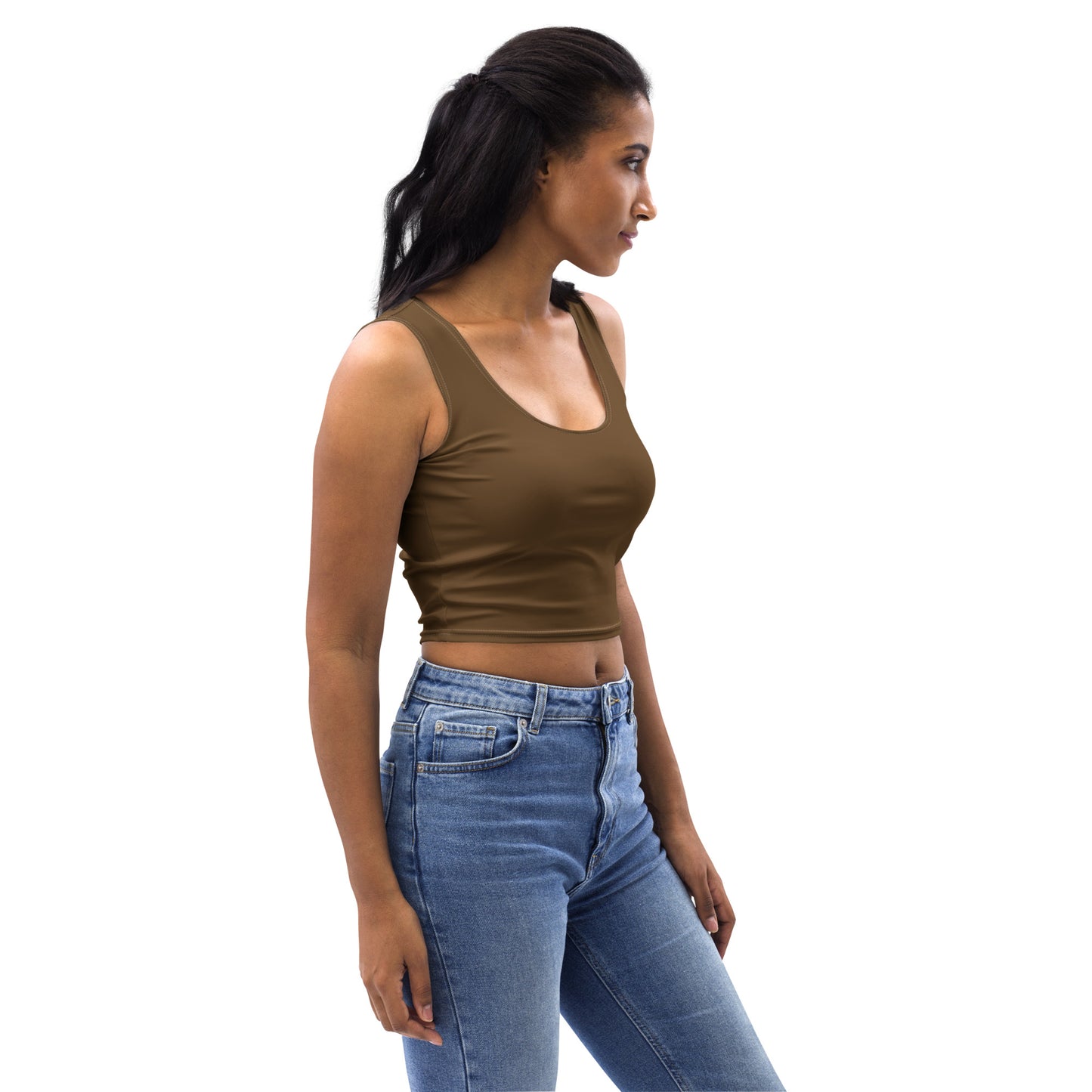 Lordela Brown Crop Top