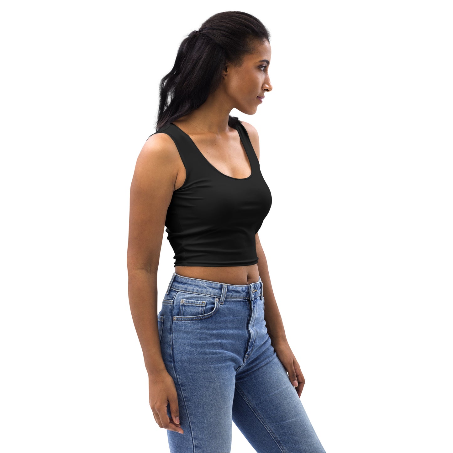 Lordela Black Crop Top