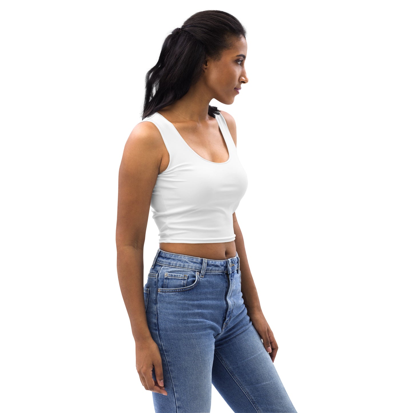 Lordela White Crop Top