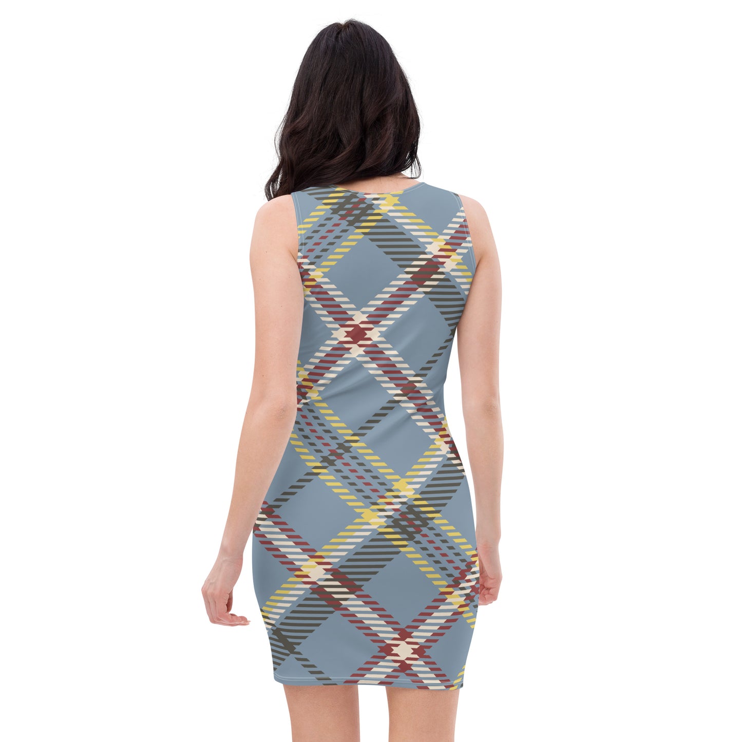 Lordela Blue Tartan Dress