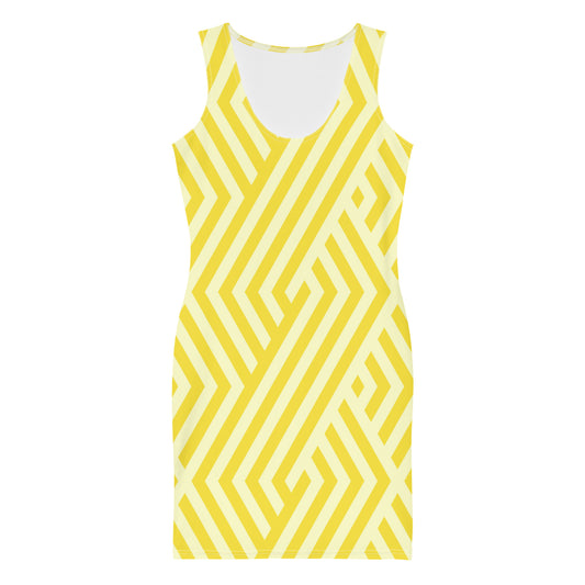 Lordela Yellow Stripped Dress