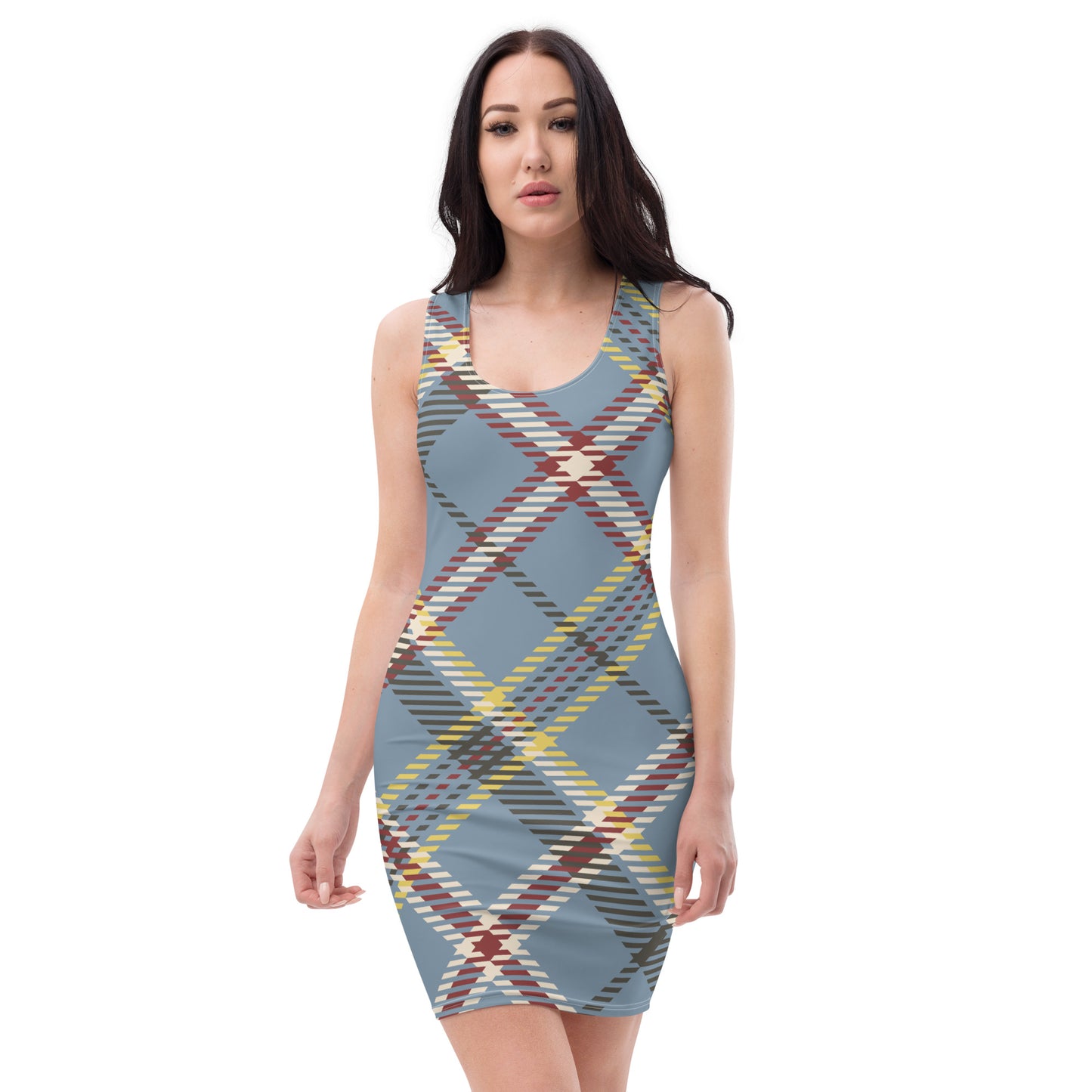 Lordela Blue Tartan Dress