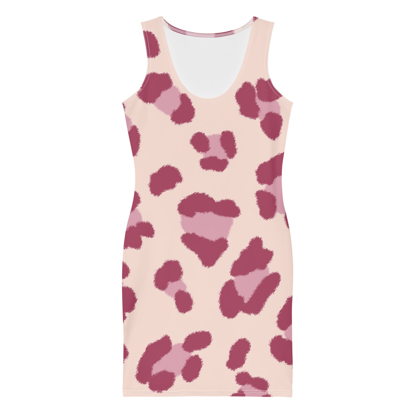 Lordela Pink Leopard Print Dress