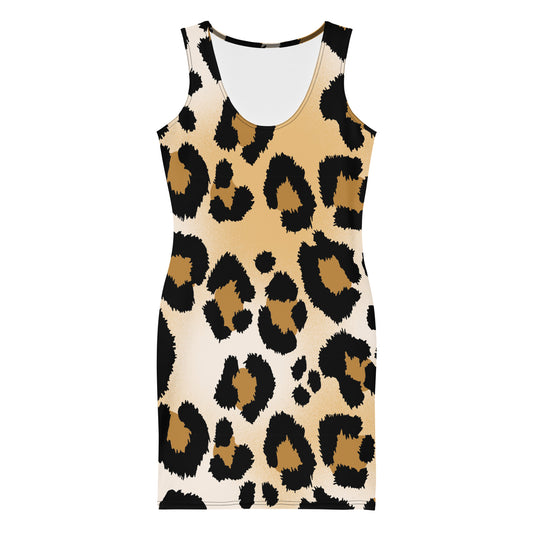 Lordela Natural Leopard Print Dress