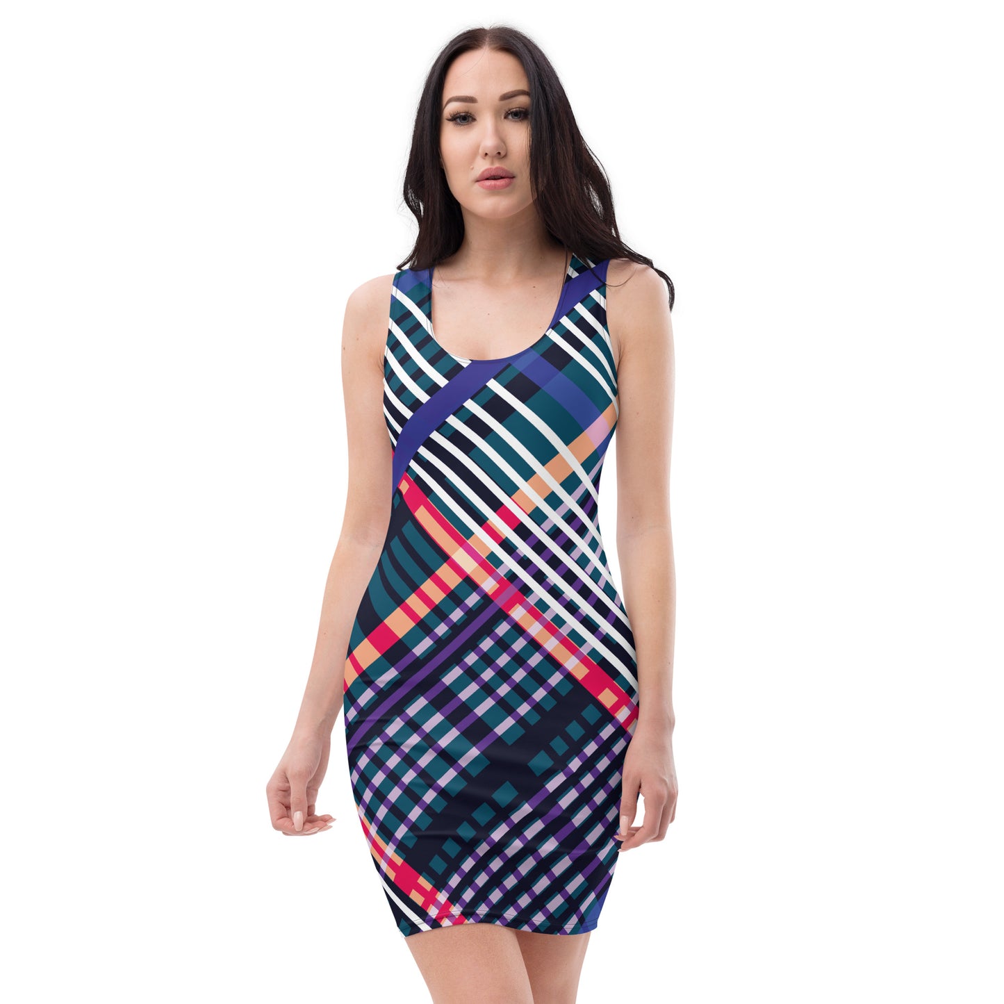 Lordela Purple Tartan Dress