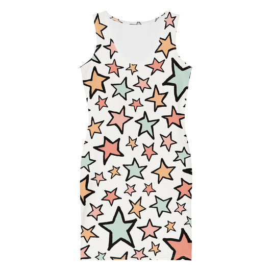 Lordela Pastel Stars Dress