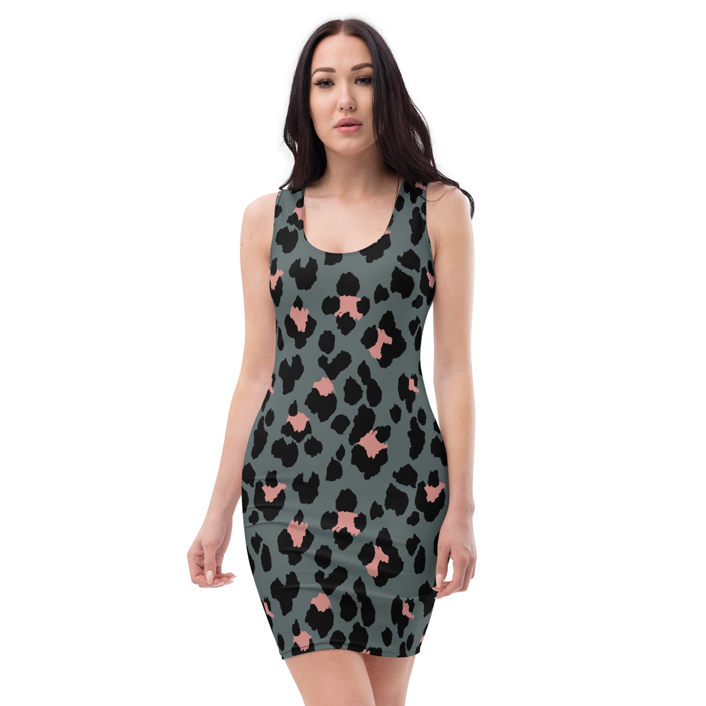 Lordela Dark Leopard Print Dress