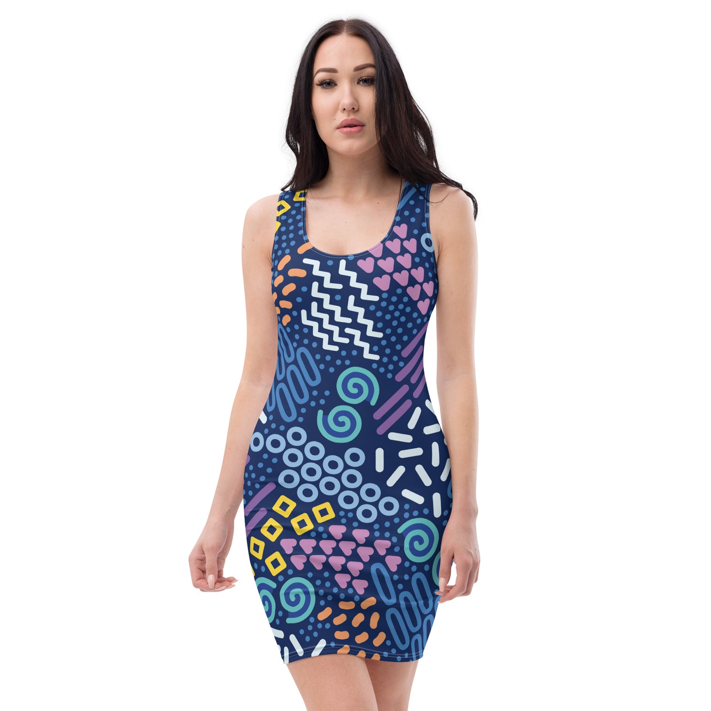 Lordela Mixed Pattern Dress