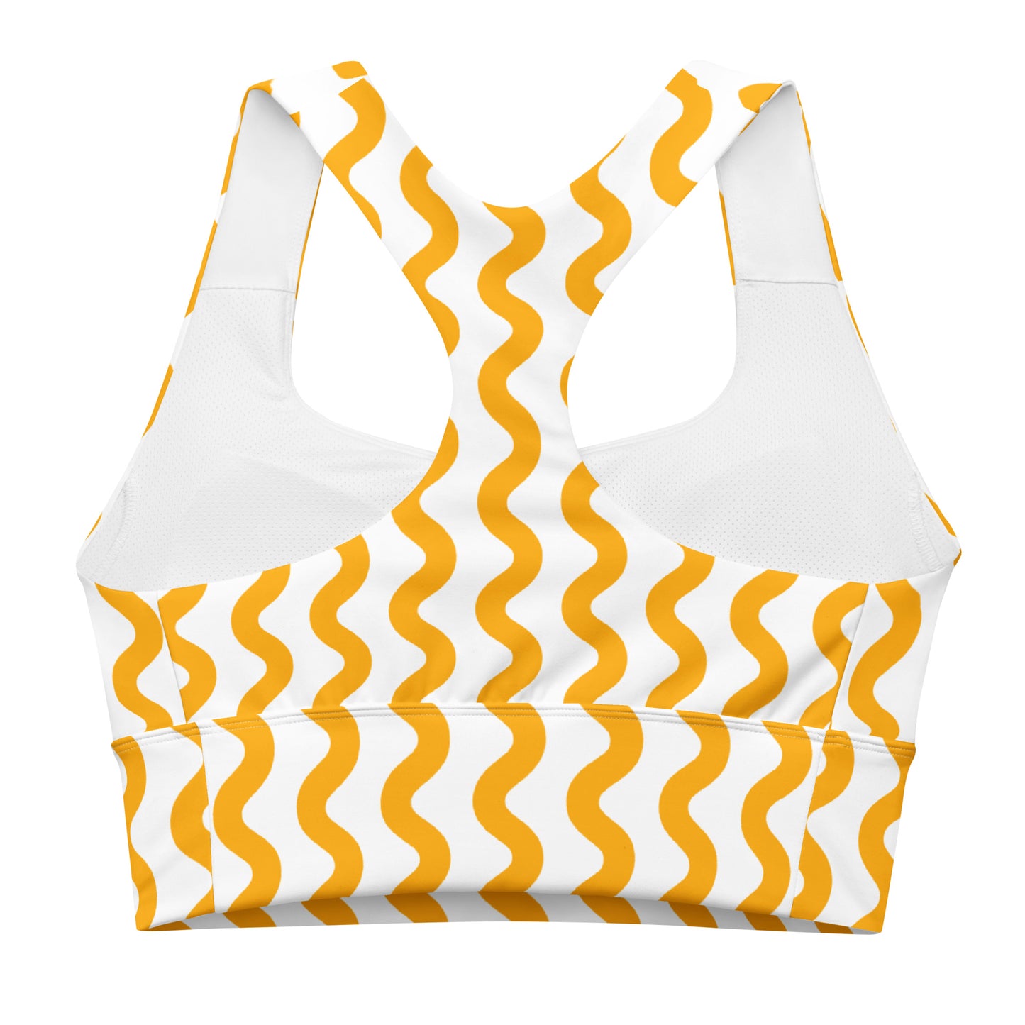 Lordela Yellow Wave Sports Bra