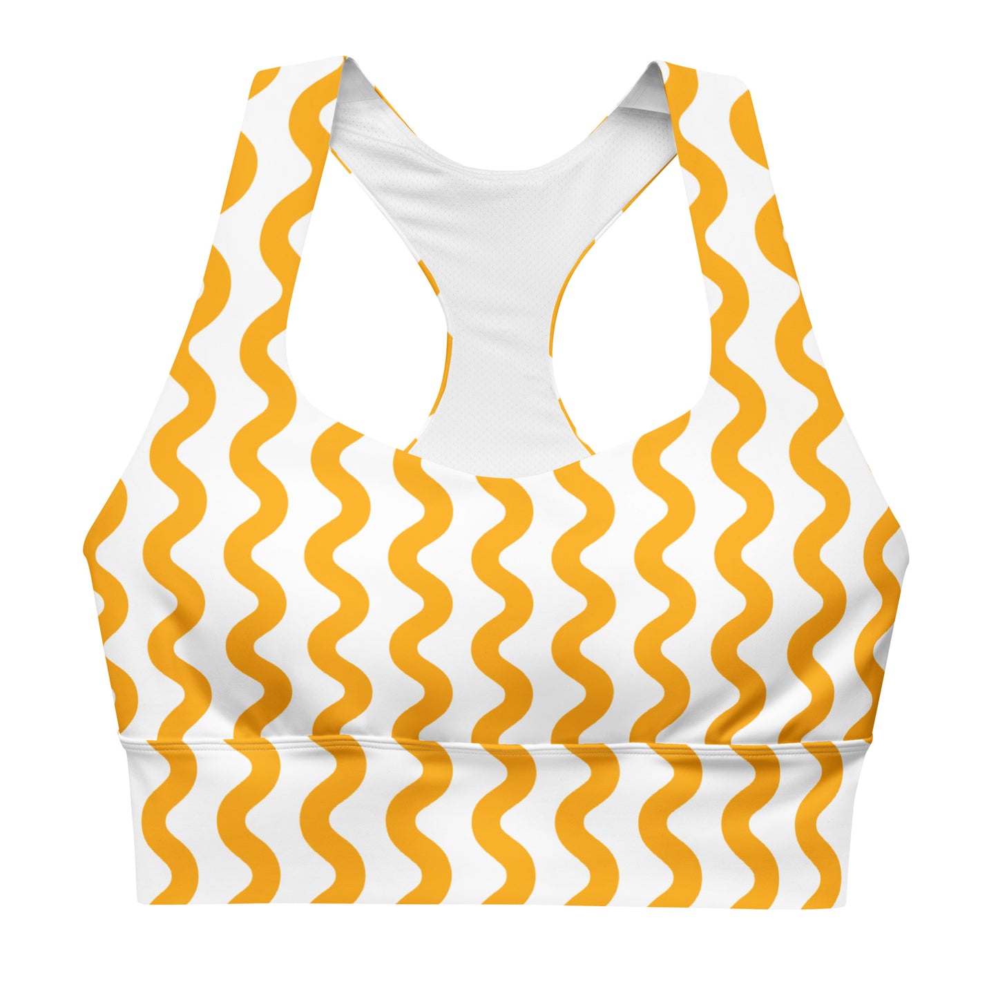 Lordela Yellow Wave Sports Bra