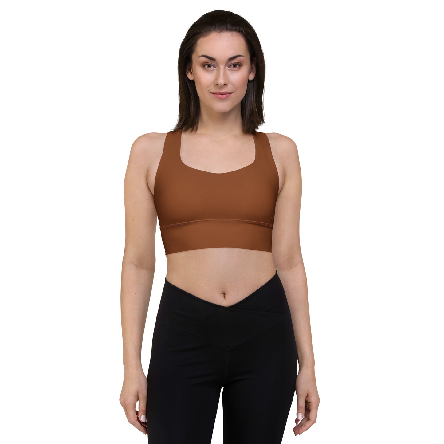 Lordela Saddle Brown Sports Bra