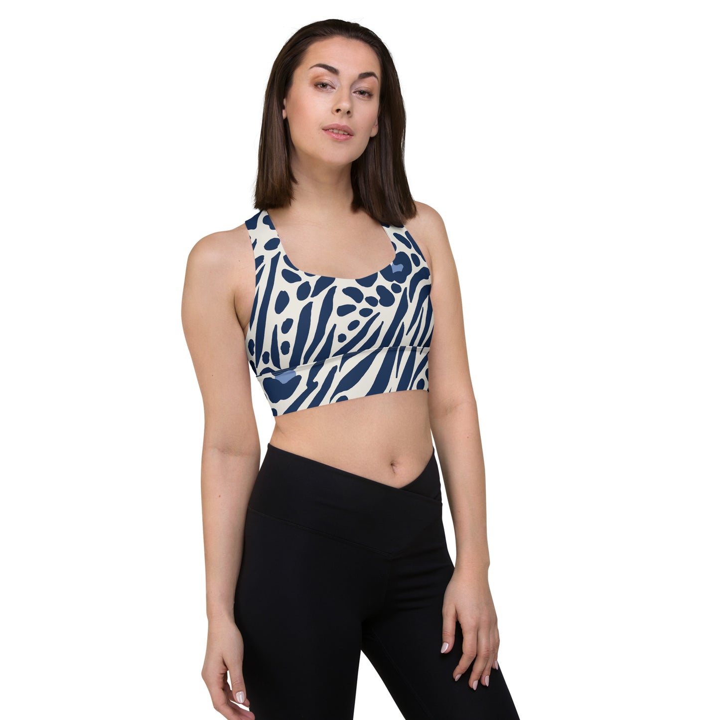 Lordela Zebra Print Sports Bra