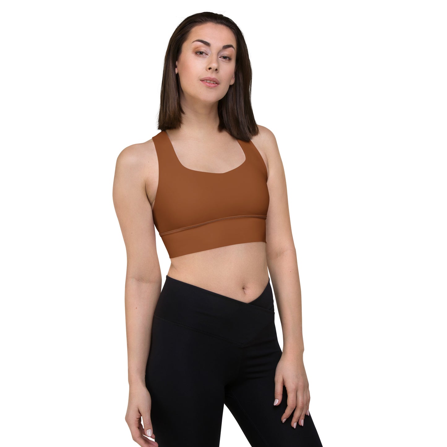 Lordela Saddle Brown Sports Bra