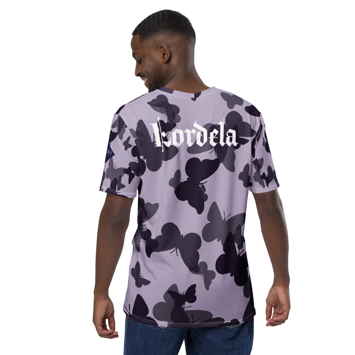 Lordela Purple Butterfly All-Over Print T-Shirt