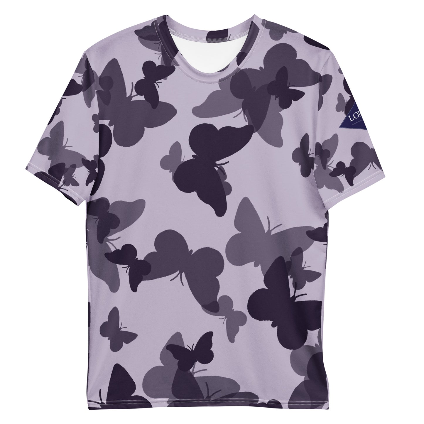 Lordela Purple Butterfly All-Over Print T-Shirt