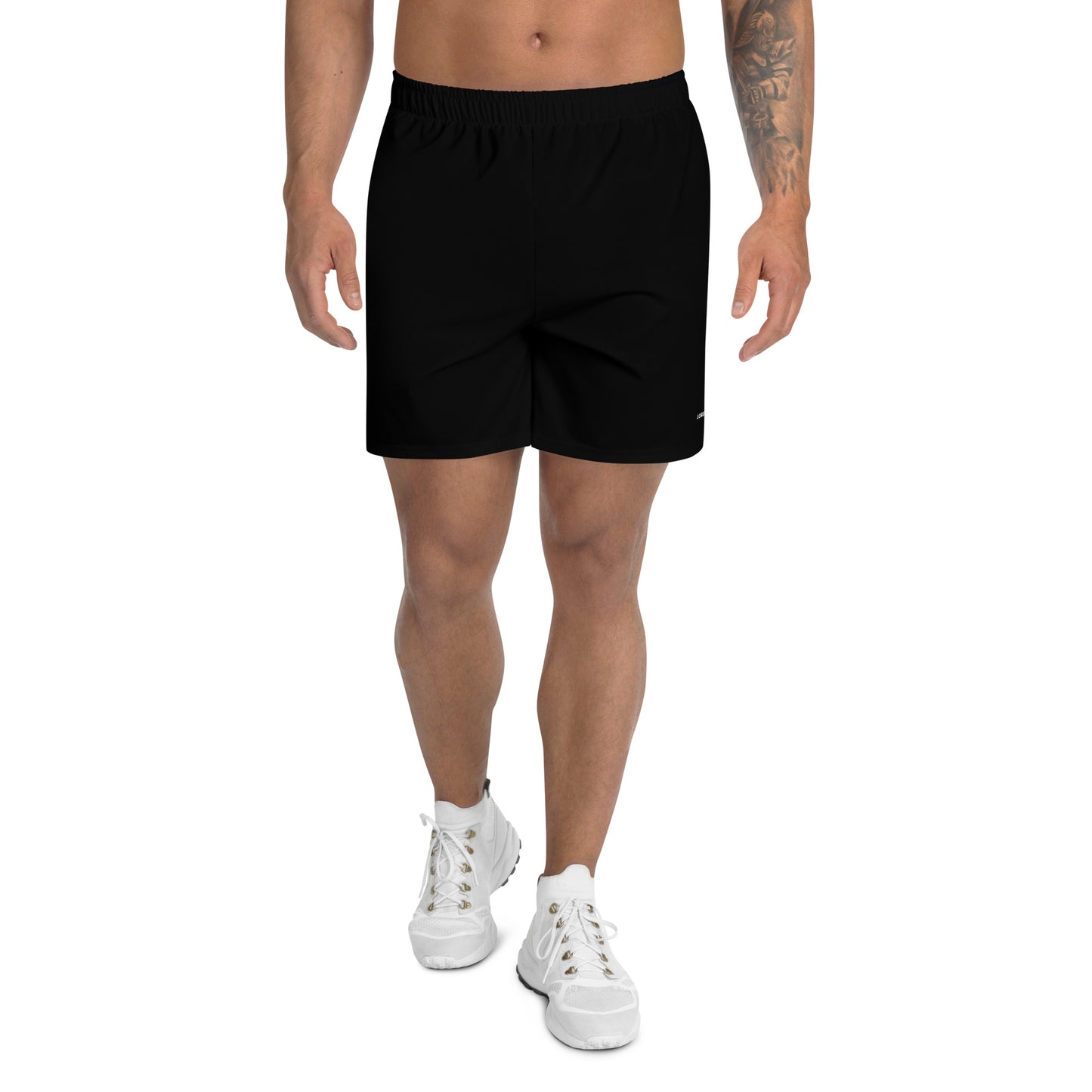 Lordela Black Men's Recycled Athletic Shorts