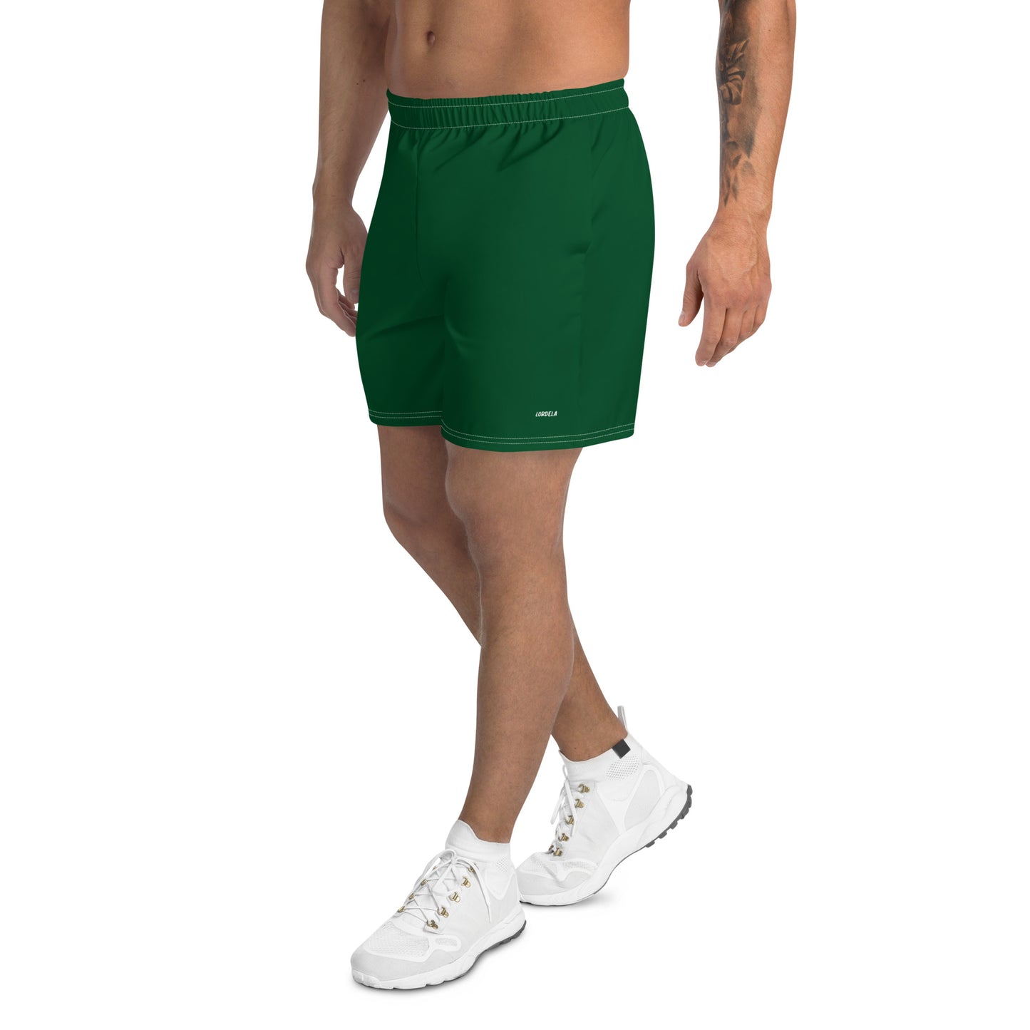 Lordela Forest Green Men's Recycled Athletic Shorts