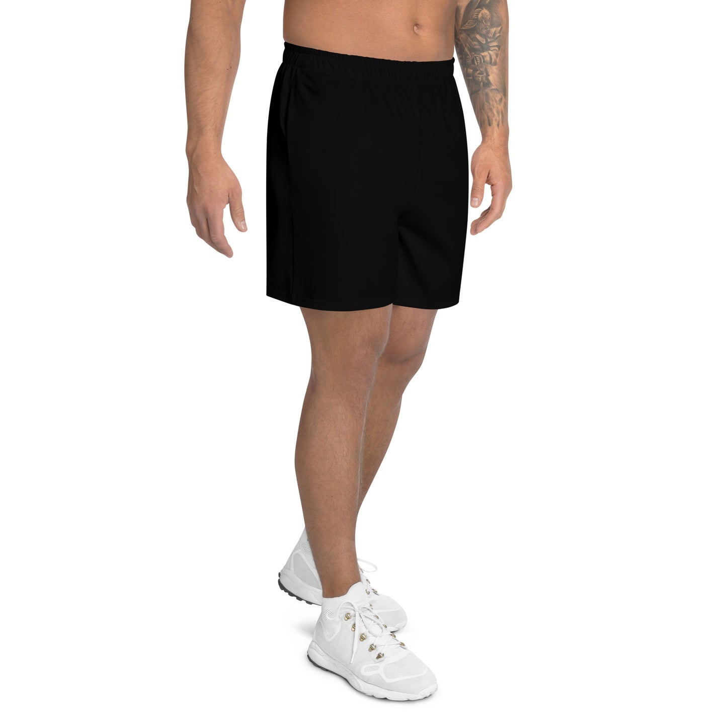 Lordela Black Men's Recycled Athletic Shorts