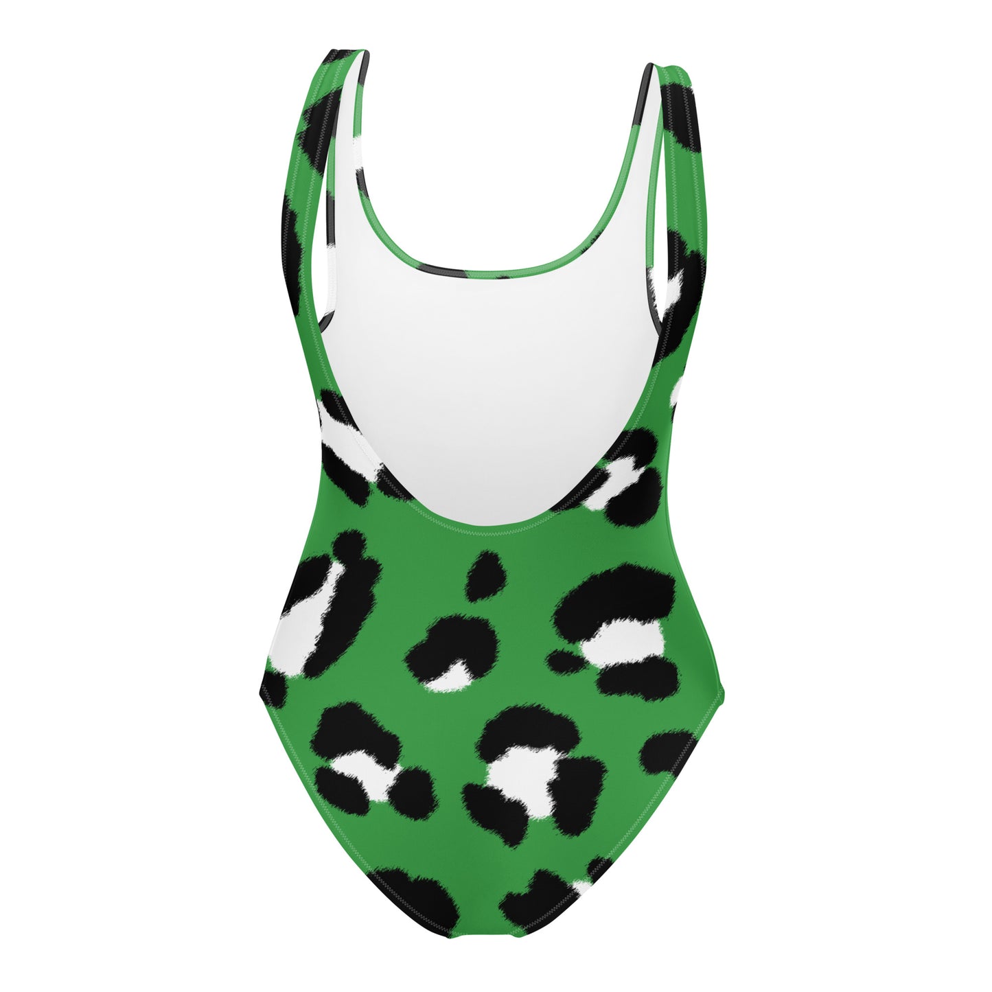 Lordela Green Leopard Print One-Piece Swimsuit