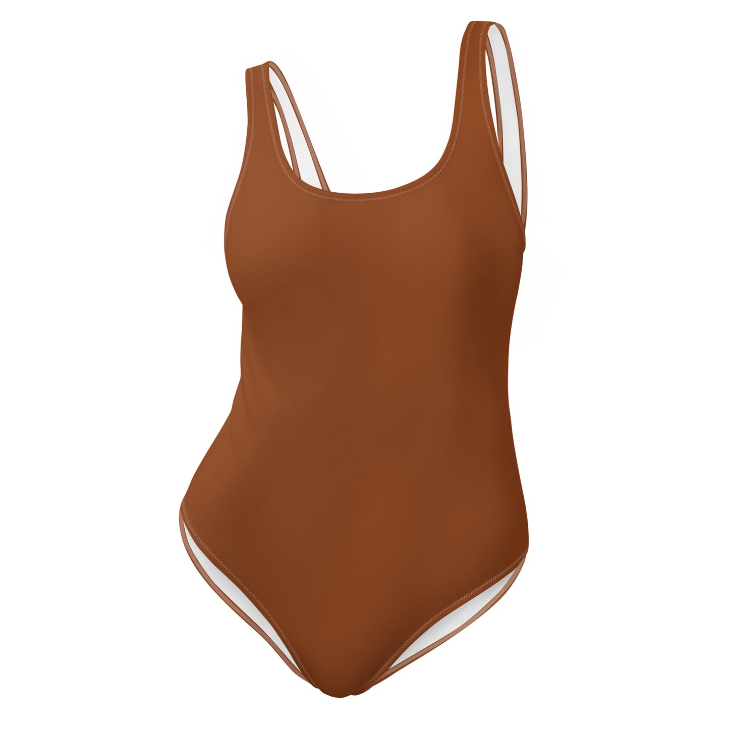 Lordela Saddle Brown One-Piece Swimsuit