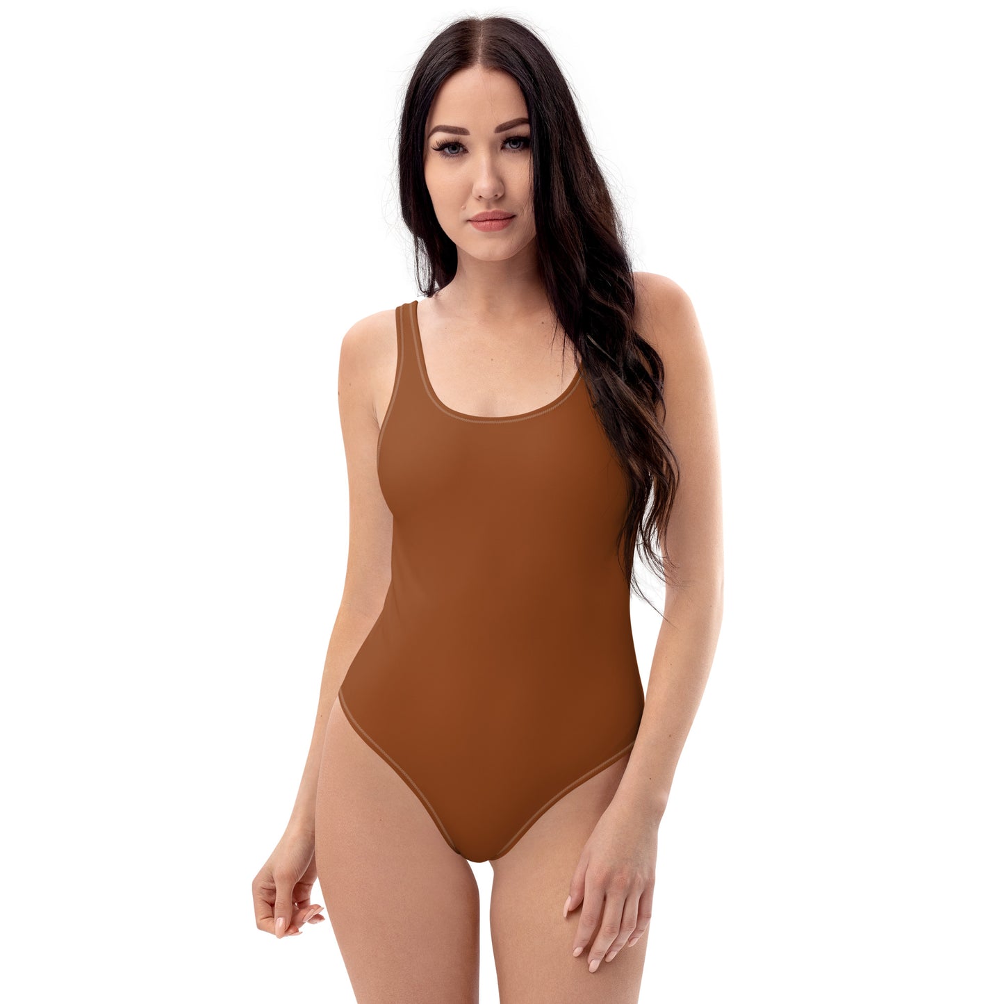 Lordela Saddle Brown One-Piece Swimsuit