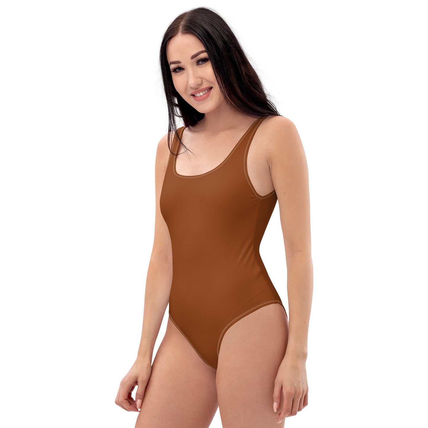 Lordela Saddle Brown One-Piece Swimsuit