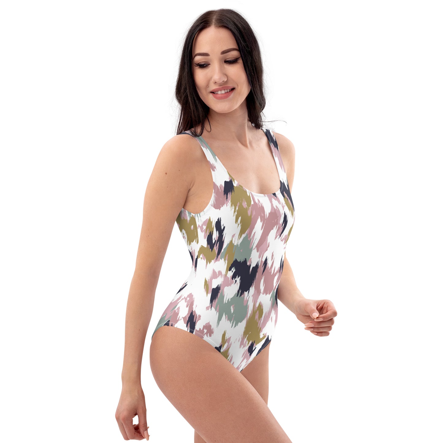 Lordela Paint Brush One-Piece Swimsuit