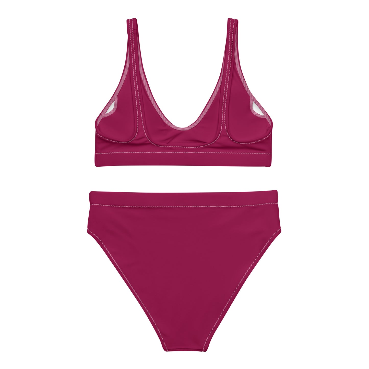 Lordela Burgundy Recycled High-Waisted Bikini