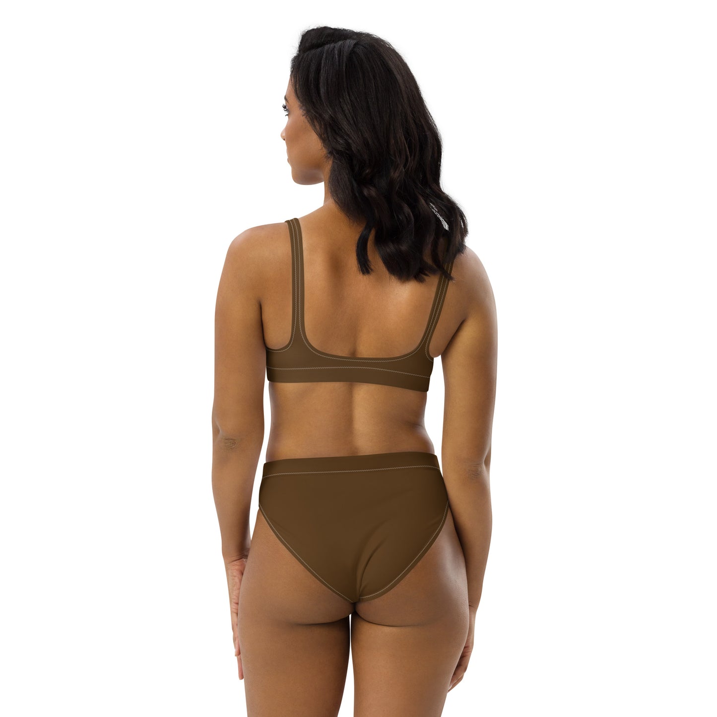 Lordela Brown Recycled High-Waisted Bikini