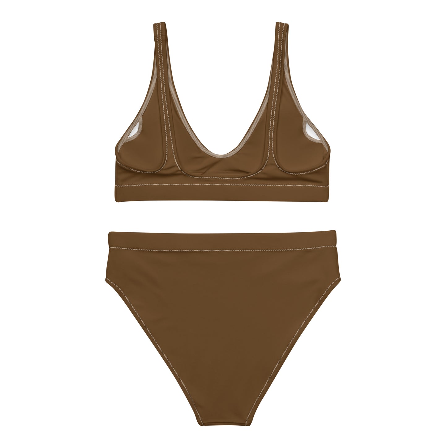 Lordela Brown Recycled High-Waisted Bikini