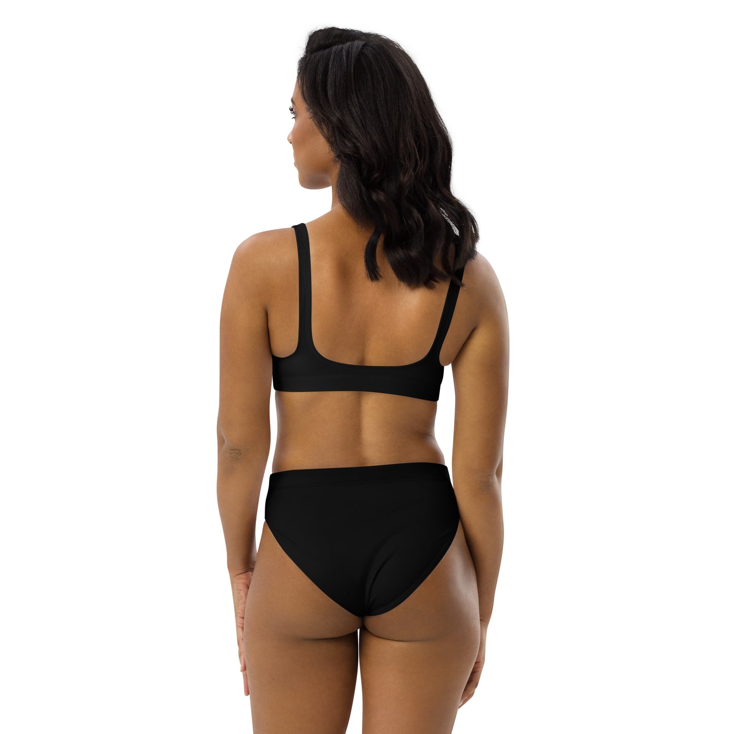 Lordela Black Recycled High-Waisted Bikini