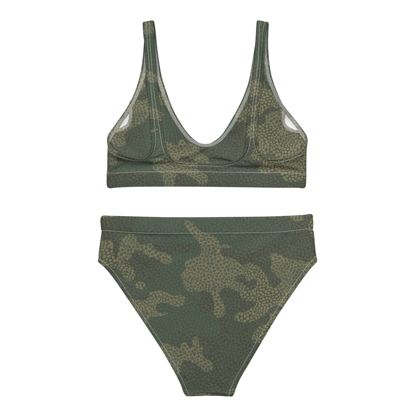 Lordela Camo Recycled High-Waisted Bikini